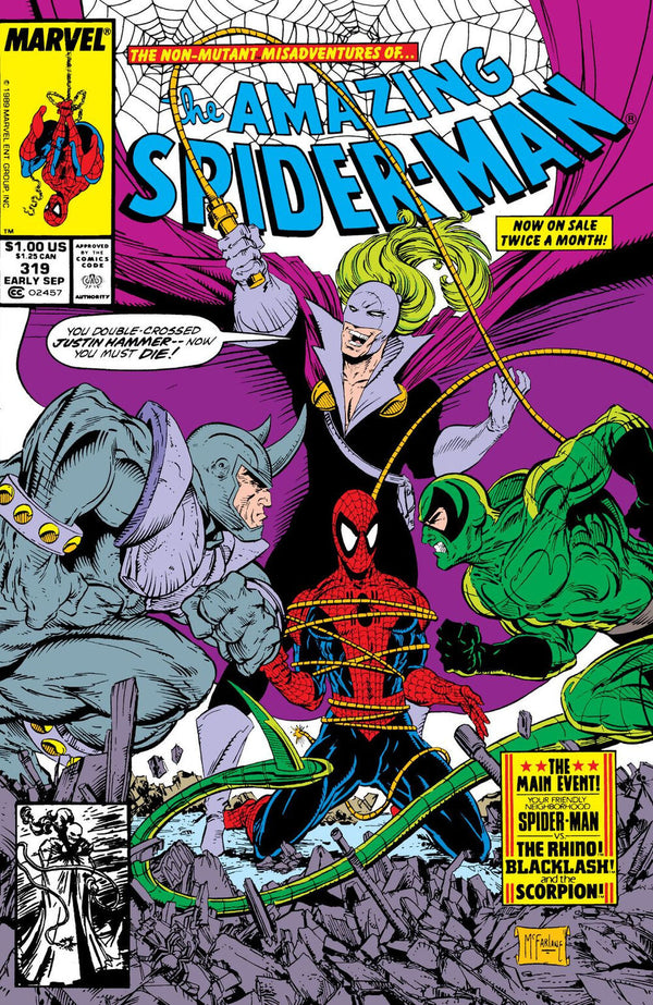 The Amazing Spider-Man Vol 1 #319 Todd McFarlane Cover
