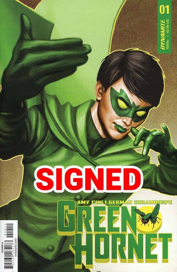Green Hornet Vol 4 #1 Cover I Regular Mike Choi Cover Signed By Amy Chu with COA - xLs Comics
