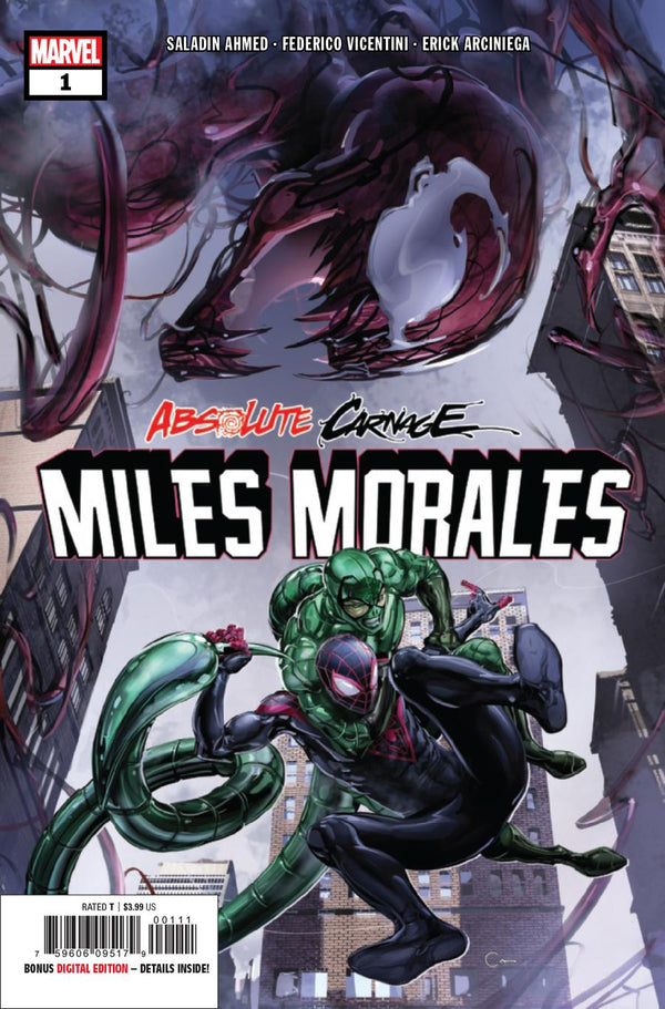 Absolute Carnage Miles Morales #1 Cover A 1st Ptg Regular Clayton Crain Cover - xLs Comics