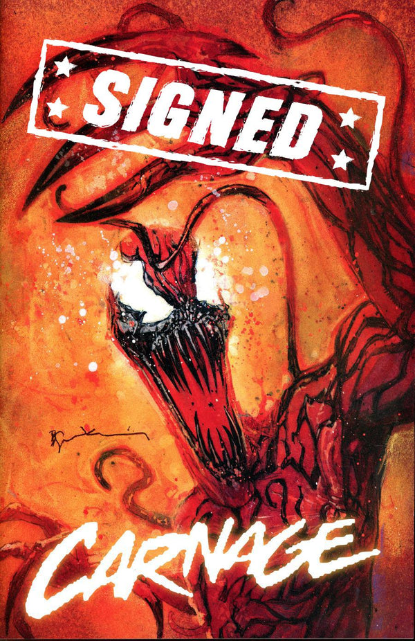 Web Of Venom Carnage Born #1 Bill Sienkiewicz Variant Cover Signed By Donny Cates with COA - xLs Comics