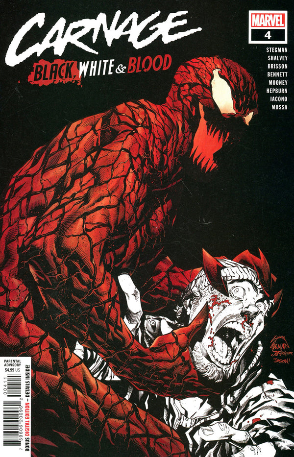 Carnage Black White & Blood #4 Cover A Regular Ryan Stegman Cover - xLs Comics