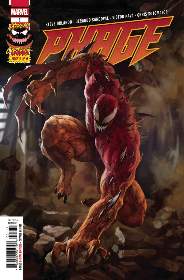 Extreme Carnage Phage #1 (One Shot) Cover A Regular Skan Cover