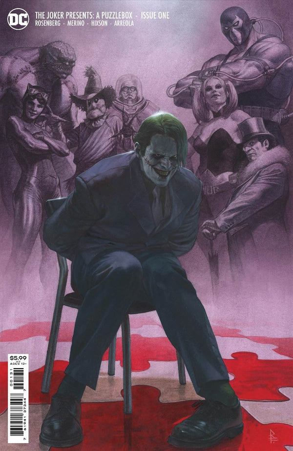 Joker Presents A Puzzlebox #1 Cover B Variant Riccardo Federici Card Stock Cover - xLs Comics