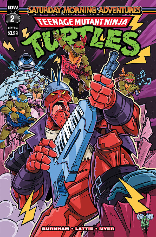 Teenage Mutant Ninja Turtles Saturday Morning Adventures #2 Tim Lattie Cover