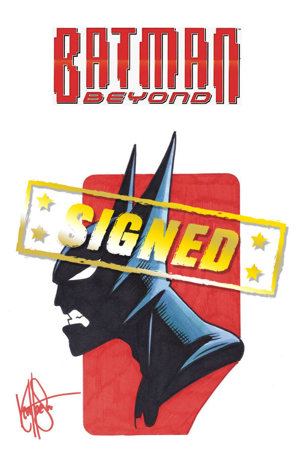 Batman Beyond Vol 6 #1 DF Blank Variant Signed & Remarked By Ken Haeser