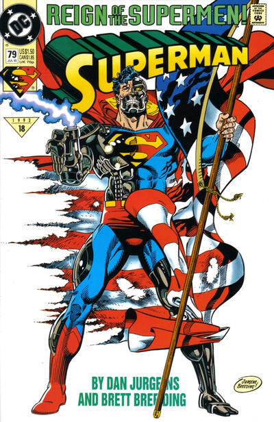 Superman Vol 2 #79 Brett Breeding Cover
