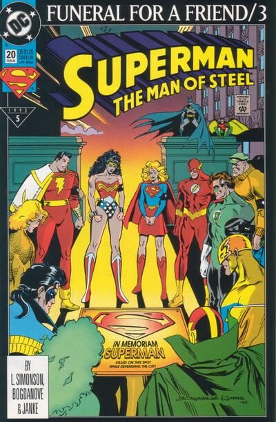 Superman The Man of Steel Vol 1 #20 Bogdanove & Janke Art