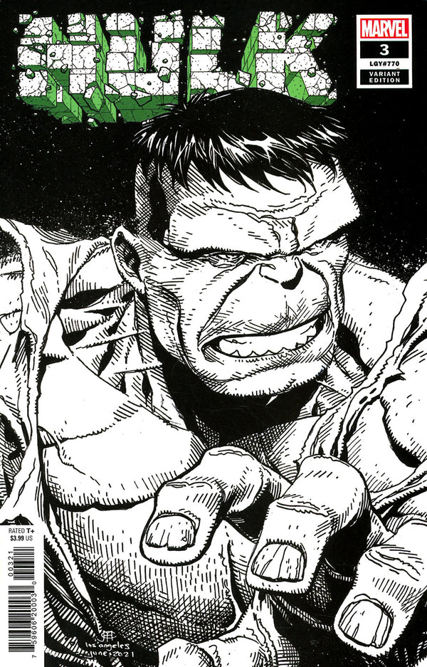 Hulk Vol 5 #3 Cover C Variant Jim Cheung Headshot Sketch Cover - xLs Comics