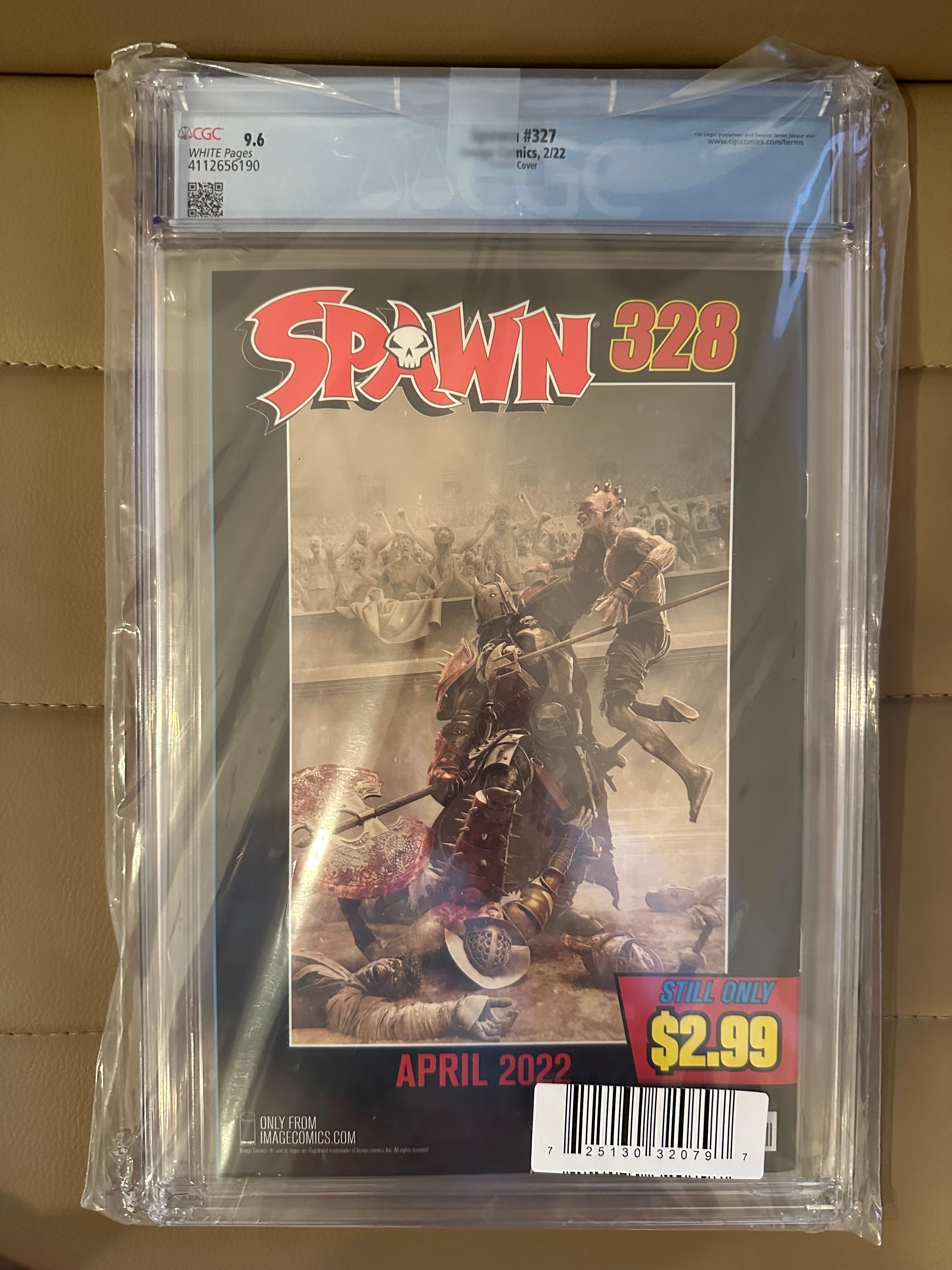 Spawn #327 Cover C DF Todd McFarlane Variant Cover CGC Graded 9.6