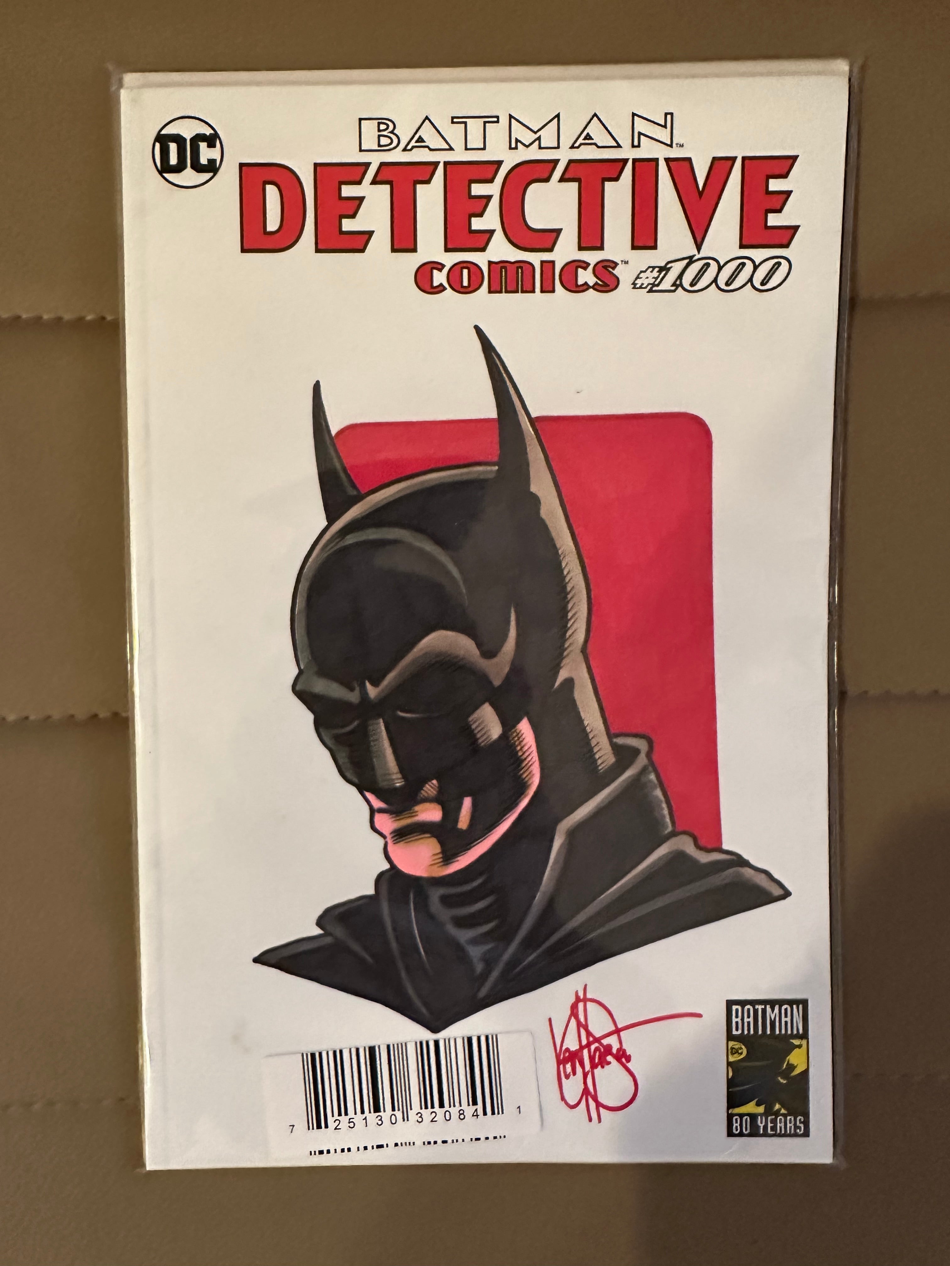 Detective Comics Vol 2 #1000 DF Signed & Remarked By Ken Haeser