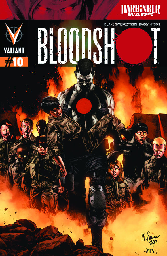 Bloodshot #10 Harbinger Wars Reg Suayan (W) Duane Swierczynski (A) Barry Kitson (Ca) Mico Suayan - xLs Comics