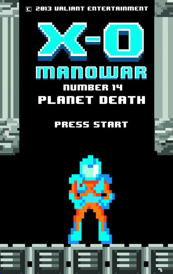 X-O Manowar #14 (Pd) Orderall 8-Bit Var (W) Robert Venditti (A) Cary Nord (Ca) Matthew Waite - xLs Comics