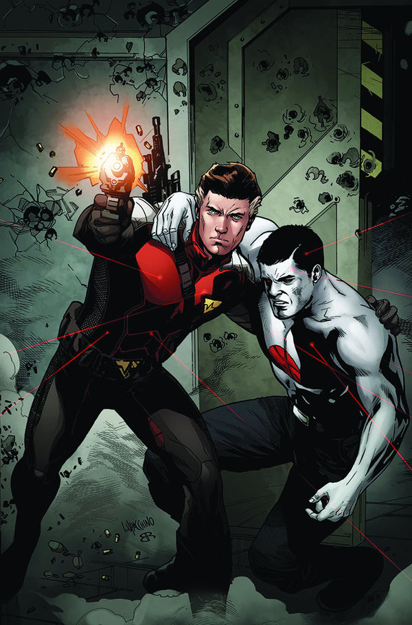 Bloodshot & Hard Corps #15 Orderall 8-Bit L2 Var (W) Christos N. Gage, Joshua Dysart (A) Emanuela Lupacchino (Ca) Matthew Waite - xLs Comics