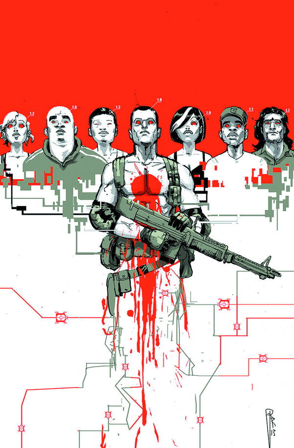 Bloodshot & Hard Corps #17 Reg Rossmo (W) Christos N. Gage, Joshua Dysart (A) Emanuela Lupacchino, Joe Cooper, Guillermo Ortego, John Lucas (Ca) Riley Rossmo - xLs Comics