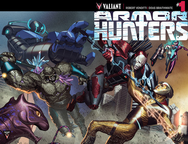 Armor Hunters #1 (Of 4) Cvr B Chrom (Ah) (W) Robert Venditti (A) Doug Braithwaite (Ca) Jorge Molina - xLs Comics