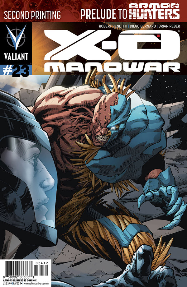 X-O Manowar #23 2Nd Ptg (Ah) (W) Robert Venditti (A) Diego Bernard, Alejandro Sicat (Ca) Brian Reber - xLs Comics