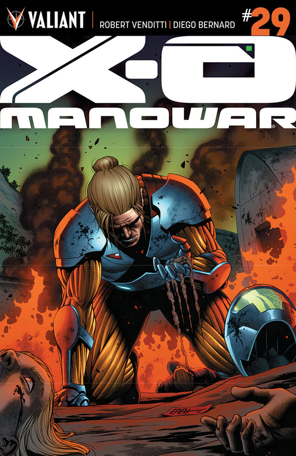 X-O Manowar #29 Reg Cafu (Ah) (W) Robert Venditti (A) Diego Bernard, Alisson Rodrigues (Ca) Cafu - xLs Comics