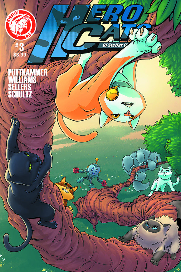 Hero Cats #3 (W) Kyle Puttkammer (A) Ryan Sellers, Omaka Schultz (A/Ca) Marcus Williams - xLs Comics