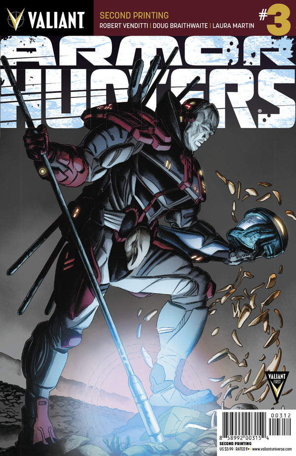 Armor Hunters #3 (Of 4) 2Nd Ptg (W) Robert Venditti (A/Ca) Doug Braithwaite - xLs Comics