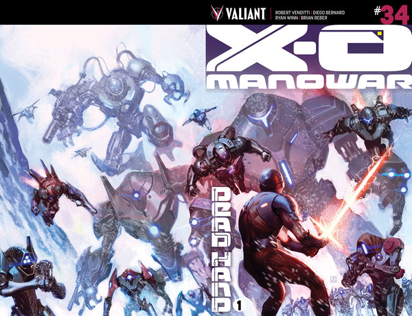 X-O Manowar #34 Cvr B Molina (W) Robert Venditti (A) Diego Bernard (Ca) Jorge Molina - xLs Comics