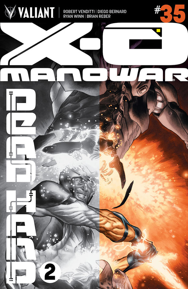 X-O Manowar #35 Cvr A Larosa (W) Robert Venditti (A) Diego Bernard, Ryan Winn, Wayne Faucher, Mark Pennington (Ca) Lewis Larosa - xLs Comics