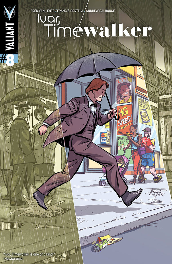 Ivar Timewalker #8 Cvr B Lieber (W) Fred Van Lente (A) Francis Portela (Ca) Steve Lieber - xLs Comics