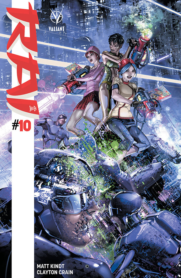 Rai #10 Cvr B Interlocking Crain (W) Matt Kindt (A/Ca) Clayton Crain - xLs Comics