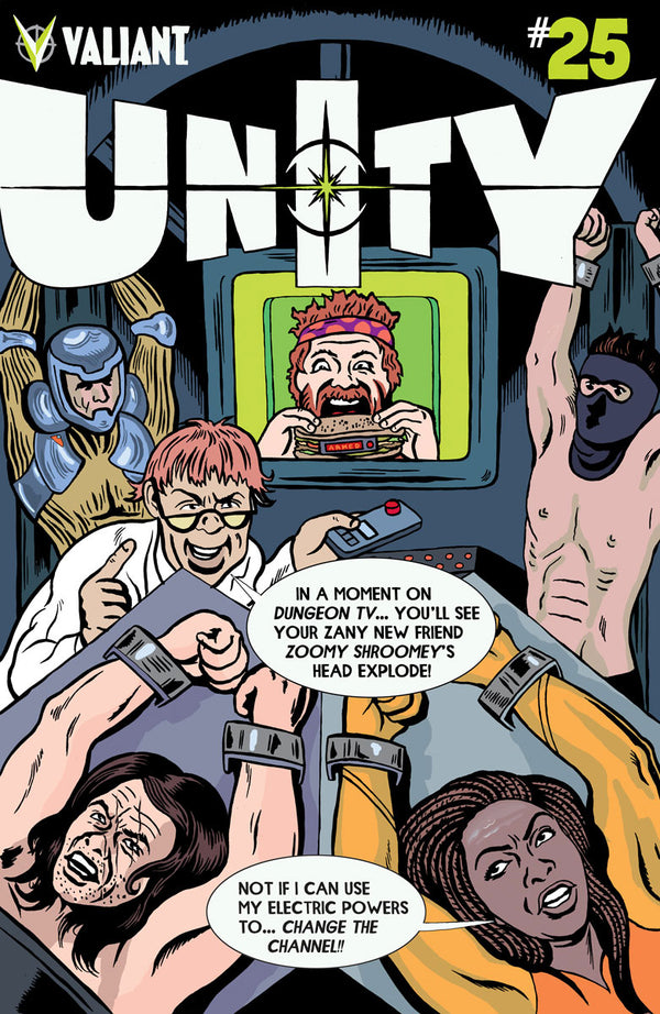 Unity #25 Cvr D Kupperman (48 Pages) (W) Matt Kindt, Various (A) Matt Kindt, Ty Templeton, Rafer Roberts (A/Ca) Michael Kupperman - xLs Comics