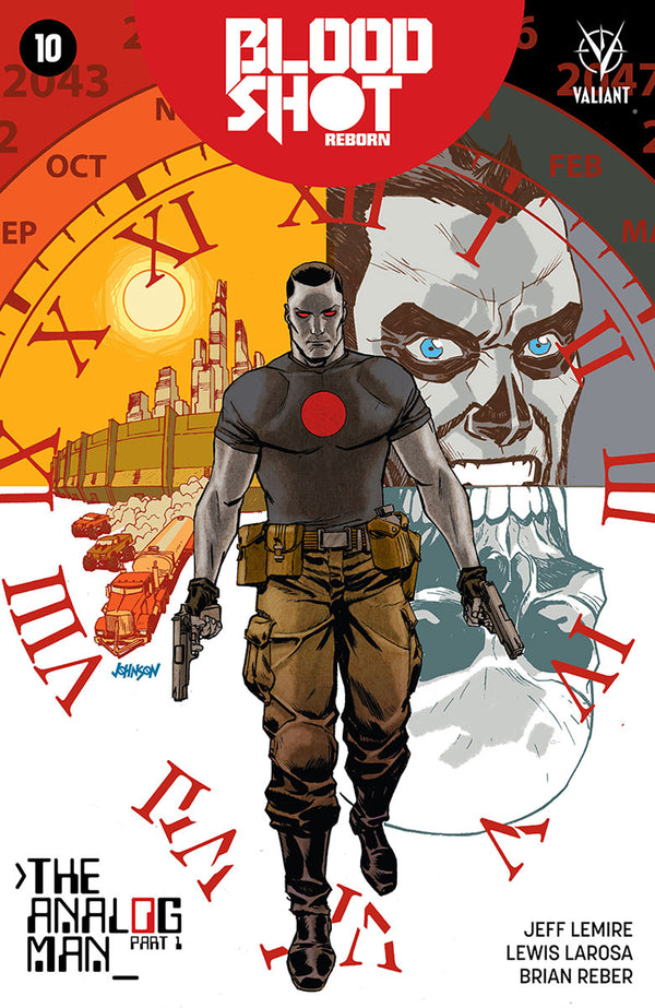 Bloodshot Reborn #10 Cvr C Johnson (New Arc) (W) Jeff Lemire (A) Lewis Larosa (Ca) Dave Johnson - xLs Comics