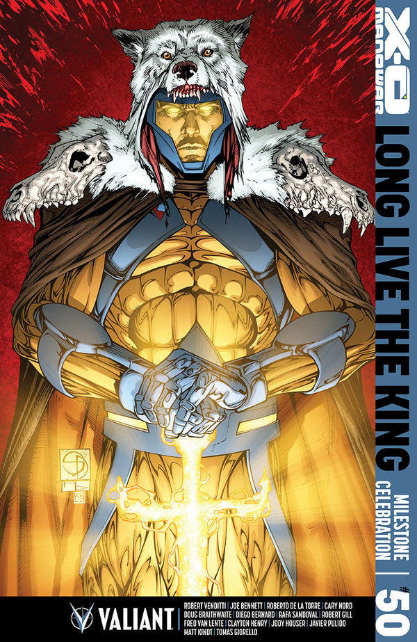 X-O Manowar #50 Cvr G Davis (W) Robert Venditti, Jody Houser, Matt Kindt, Philip Tan (A) Joe Bennett, Roberto De La Torre, Diego Bernard, Doug Braithwaite, Robert Gill, Tomas Giorello, Cary Nord, Javier Pulido, Philip Tan, Rafael Sandoval (Ca) Shane Davis - xLs Comics