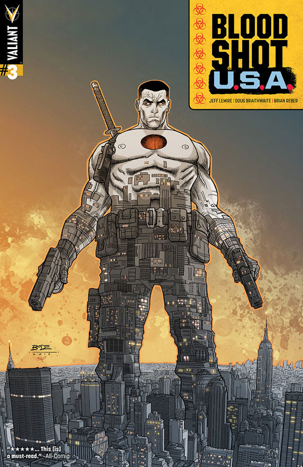 Bloodshot Usa #3 (Of 4) Cvr B Bodenheim (W) Jeff Lemire (A) Doug Braithwaite (Ca) Ryan Bodenheim - xLs Comics