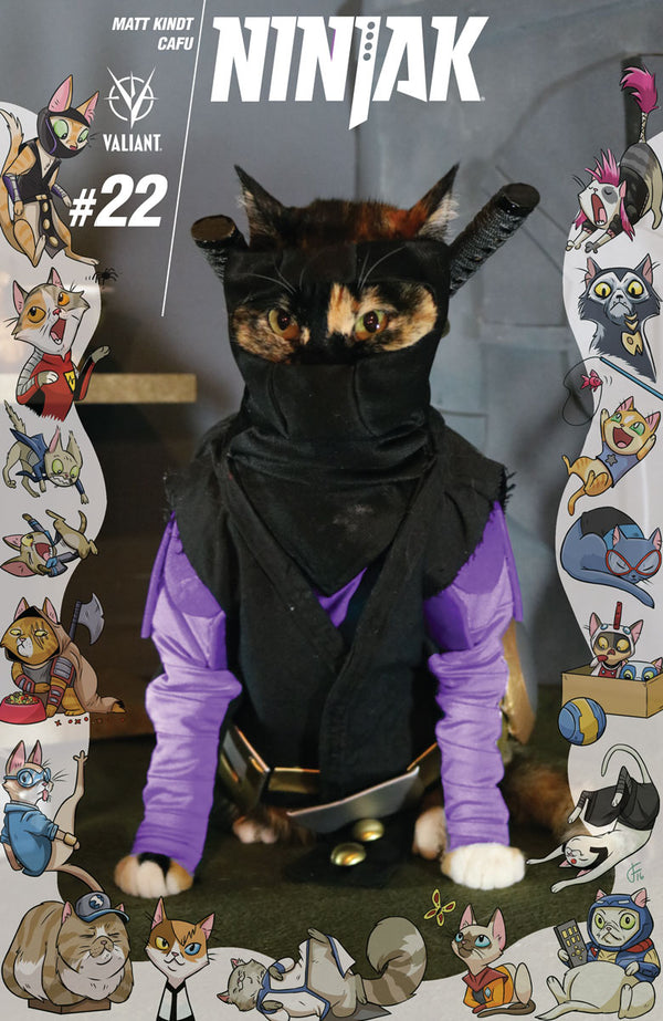 Ninjak #22 Cvr C Cat Cosplay (W) Matt Kindt (A) Cafu (Ca) Photo - xLs Comics