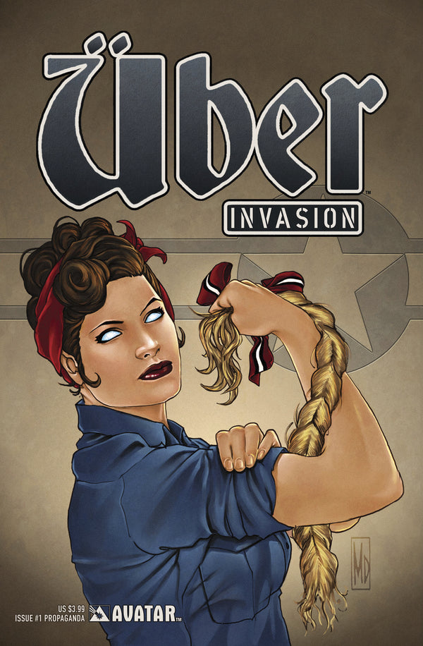 Uber Invasion #1 Propaganda Poster Cvr (Mr) (W) Kieron Gillen (A) Daniel Gete (Ca) Michael Dipascale - xLs Comics