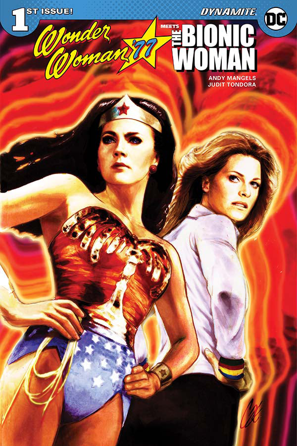 Wonder Woman 77 Bionic Woman #1 (Of 6) Cvr A Staggs (W) Andy Mangels (A) Judit Tondora (Ca) Cat Staggs - xLs Comics