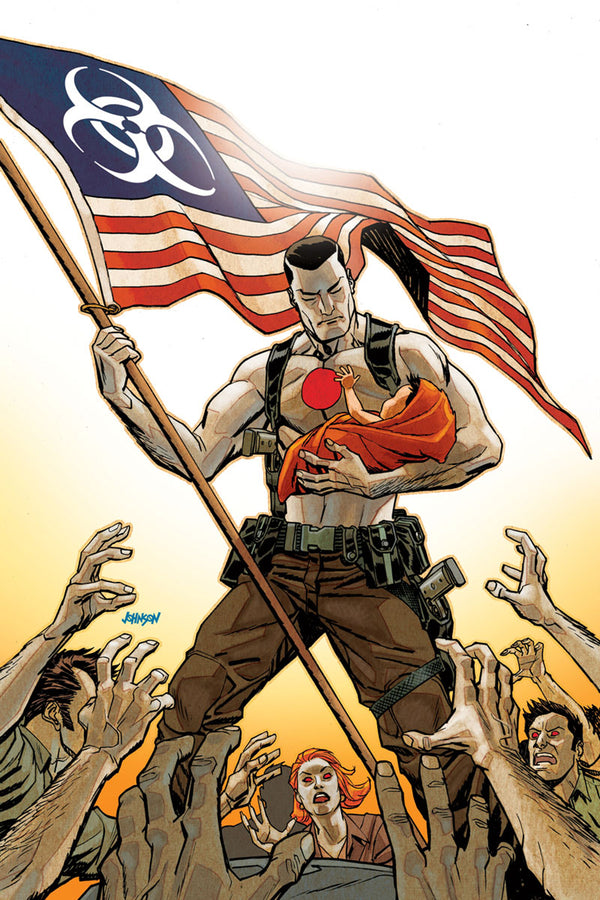 Bloodshot Usa #4 (Of 4) Cvr C Johnson (W) Jeff Lemire (A) Doug Braithwaite (Ca) Dave Johnson - xLs Comics