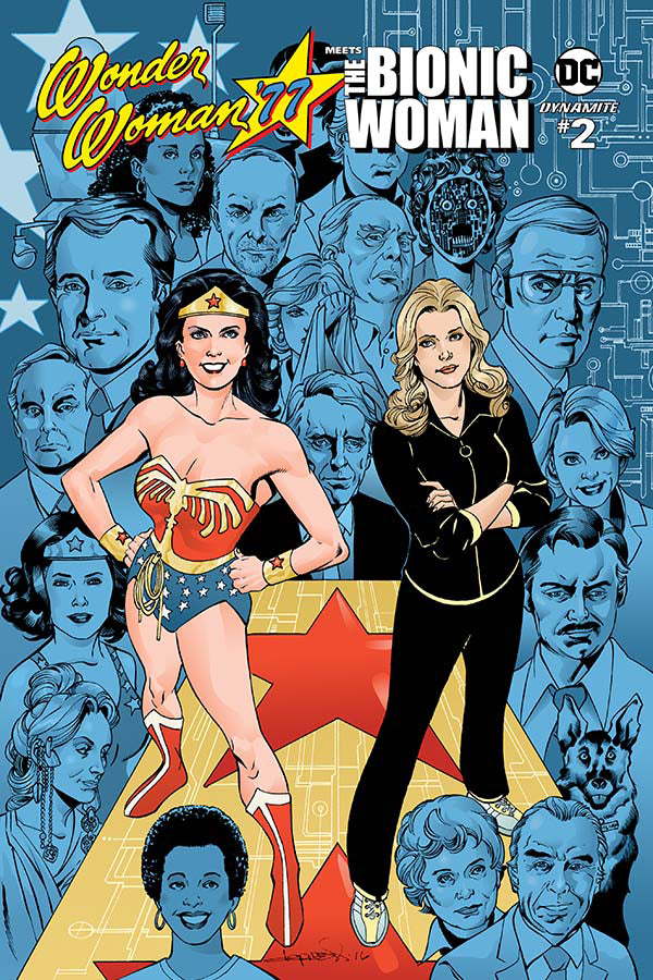 Wonder Woman 77 Bionic Woman #2 (Of 6) Cvr B Lopresti (W) Andy Mangels (A) Judit Tondora (Ca) Aaron Lopresti - xLs Comics