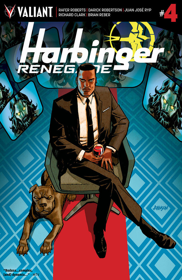 Harbinger Renegade #4 Cvr B Johnson (W) Rafer Roberts (A) Darick Robertson, Juan Jose Ryp (Ca) Dave Johnson - xLs Comics