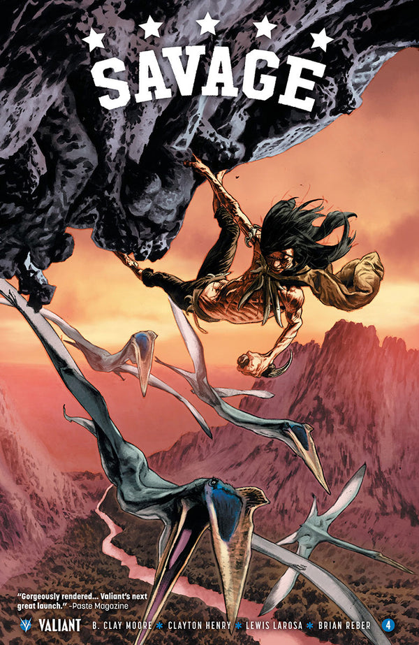 Savage #4 (Of 4) Cvr A Larosa (W) B. Clay Moore (A) Clayton Henry (A/Ca) Lewis Larosa - xLs Comics