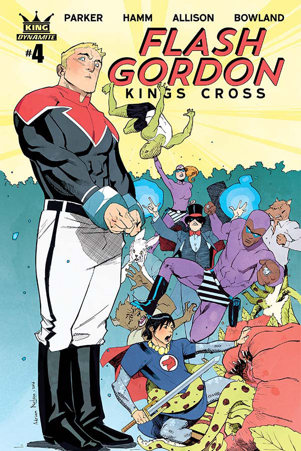 Flash Gordon Kings Cross #4 (Of 5) Cvr B Nelson (W) Jeff Parker, Jesse Hamm (A) Jesse Hamm (Ca) Adrian Nelson - xLs Comics