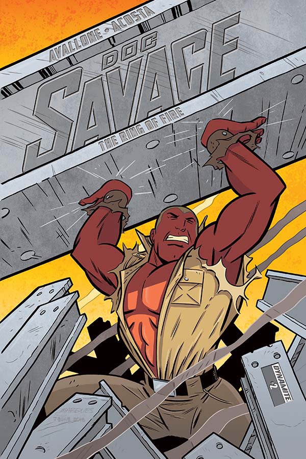 Doc Savage Ring Of Fire #2 (Of 4) Cvr B Marques (W) David Avallone (A) Dave Acosta (Ca) Anthony Marques, J. Bone - xLs Comics