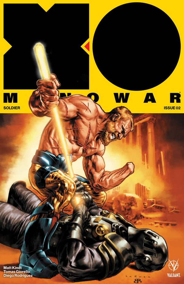 X-O Manowar (2017) #2 Cvr A Larosa (W) Matt Kindt (A) Tomas Giorello (Ca) Lewis Larosa - xLs Comics