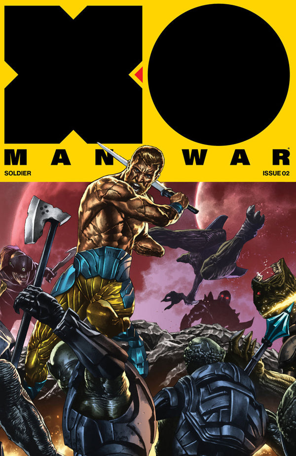 X-O Manowar (2017) #2 Cvr D 20 Copy Incv Interlocking Var Su (W) Matt Kindt (A) Tomas Giorello (Ca) Mico Suayan - xLs Comics