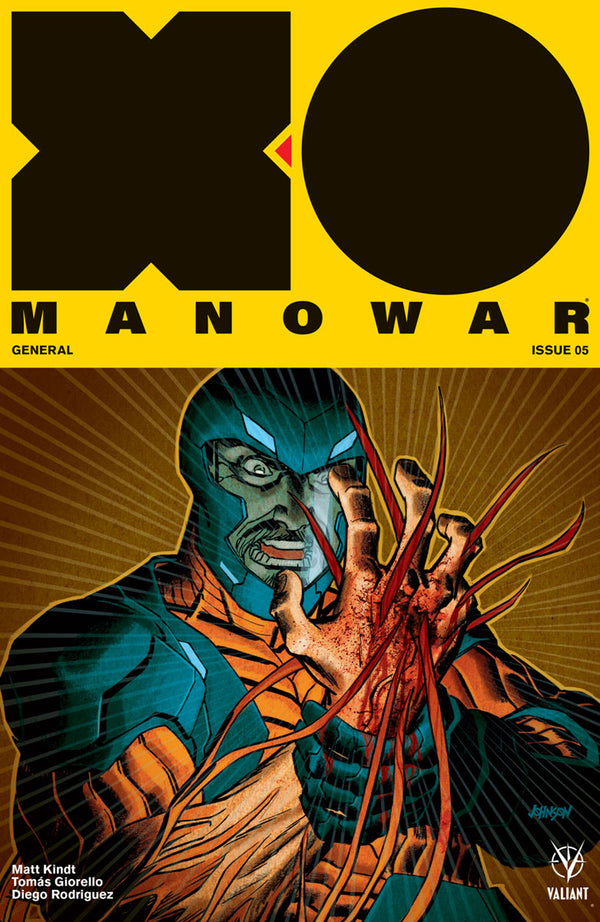 X-O Manowar (2017) #5 Cvr B Johnson (W) Matt Kindt (A) Doug Braithwaite (Ca) Dave Johnson - xLs Comics