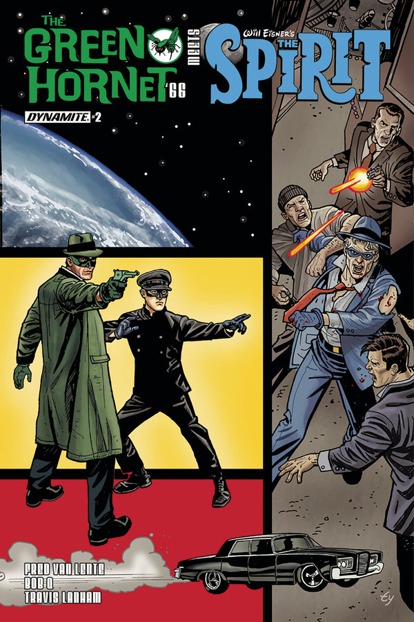 Green Hornet 66 Meets Spirit #2 (Of 5) Cvr A Templeton (W) Fred Van Lente (A) Bob Q (Ca) Ty Templeton - xLs Comics