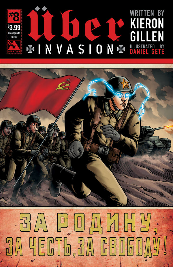 Uber Invasion #8 Propaganda Poster Cvr (Mr) (W) Kieron Gillen (A/Ca) Daniel Gete - xLs Comics