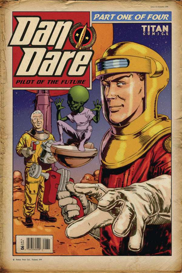 Dan Dare #1 Cvr C Retro Var (Mr) (W) Peter Milligan (A) Alberto Fouche (Ca) Chris Weston - xLs Comics