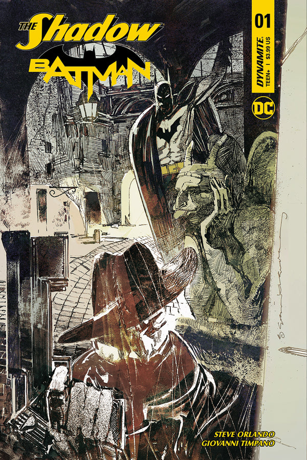 Shadow Batman #1 Cvr F Sienkiewicz (W) Steve Orlando (A) Giovanni Timpano (Ca) Bill Sienkiewicz - xLs Comics