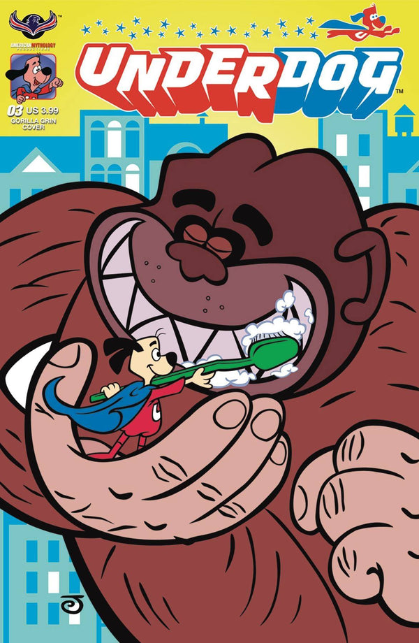 Underdog #3 Cvr C Gorilla Grin (W) Pat Shand (A) Bill Galvan (Ca) Jeff Scherer - xLs Comics