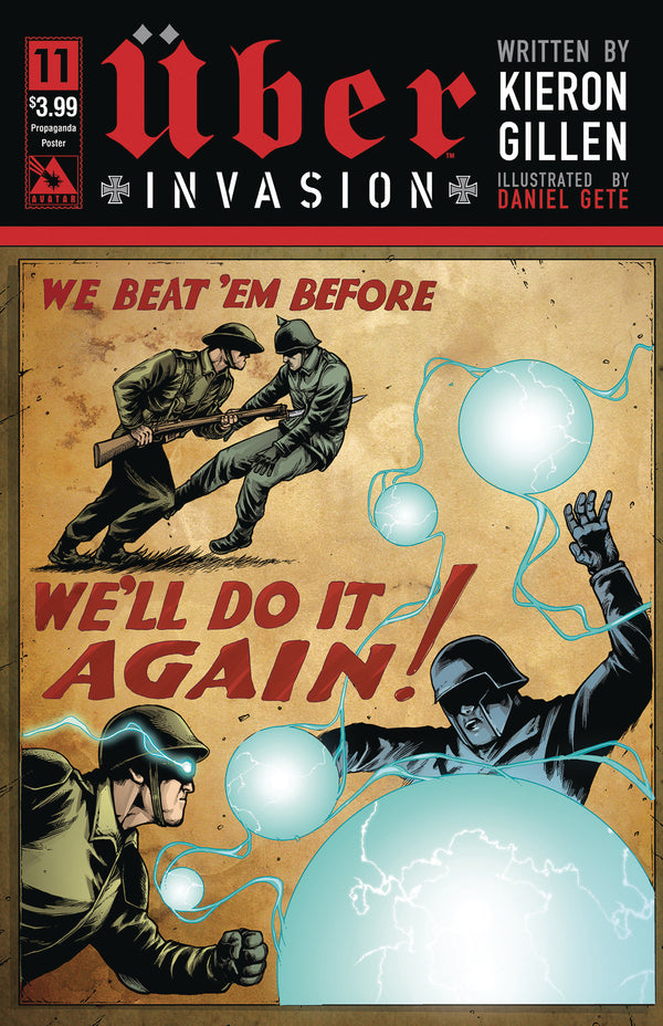 Uber Invasion #11 Propaganda Poster Cvr (Mr) (W) Kieron Gillen (A/Ca) Daniel Gete - xLs Comics