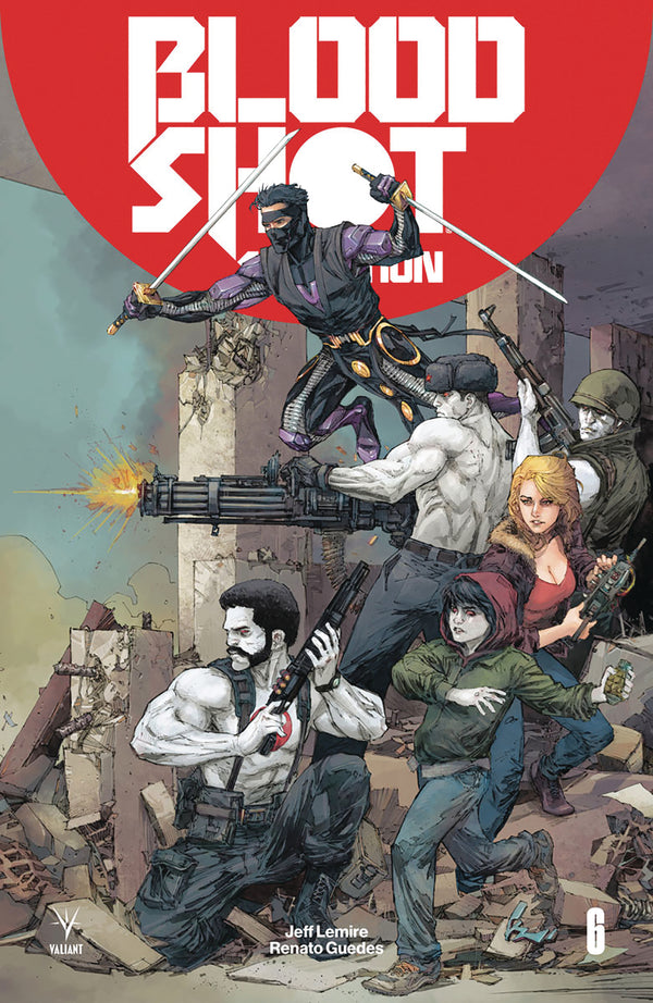 Bloodshot Salvation #6 Cvr A Rocafort (New Arc) (W) Jeff Lemire (A) Renato Guedes (Ca) Kenneth Rocafort - xLs Comics